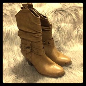 Tan boots